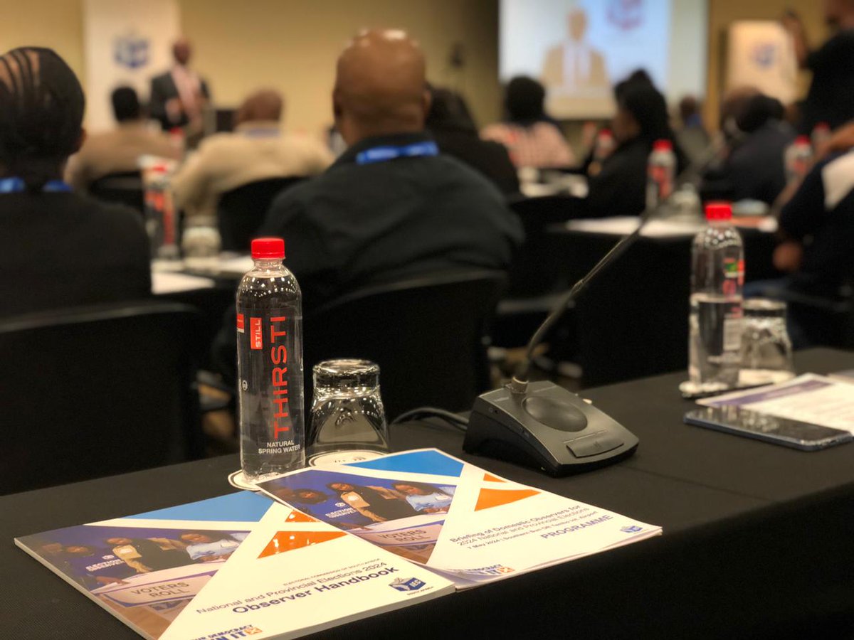 Preparations for #SAelections24: The IEC organised a briefing session for local observers in anticipation of the 2024 NPE. Mr. Mosotho Moepya, Chairperson of the IEC, commenced the session with his opening remarks. Subsequently, Mr. Sy Mamabolo, CEO of the IEC, delivered a…