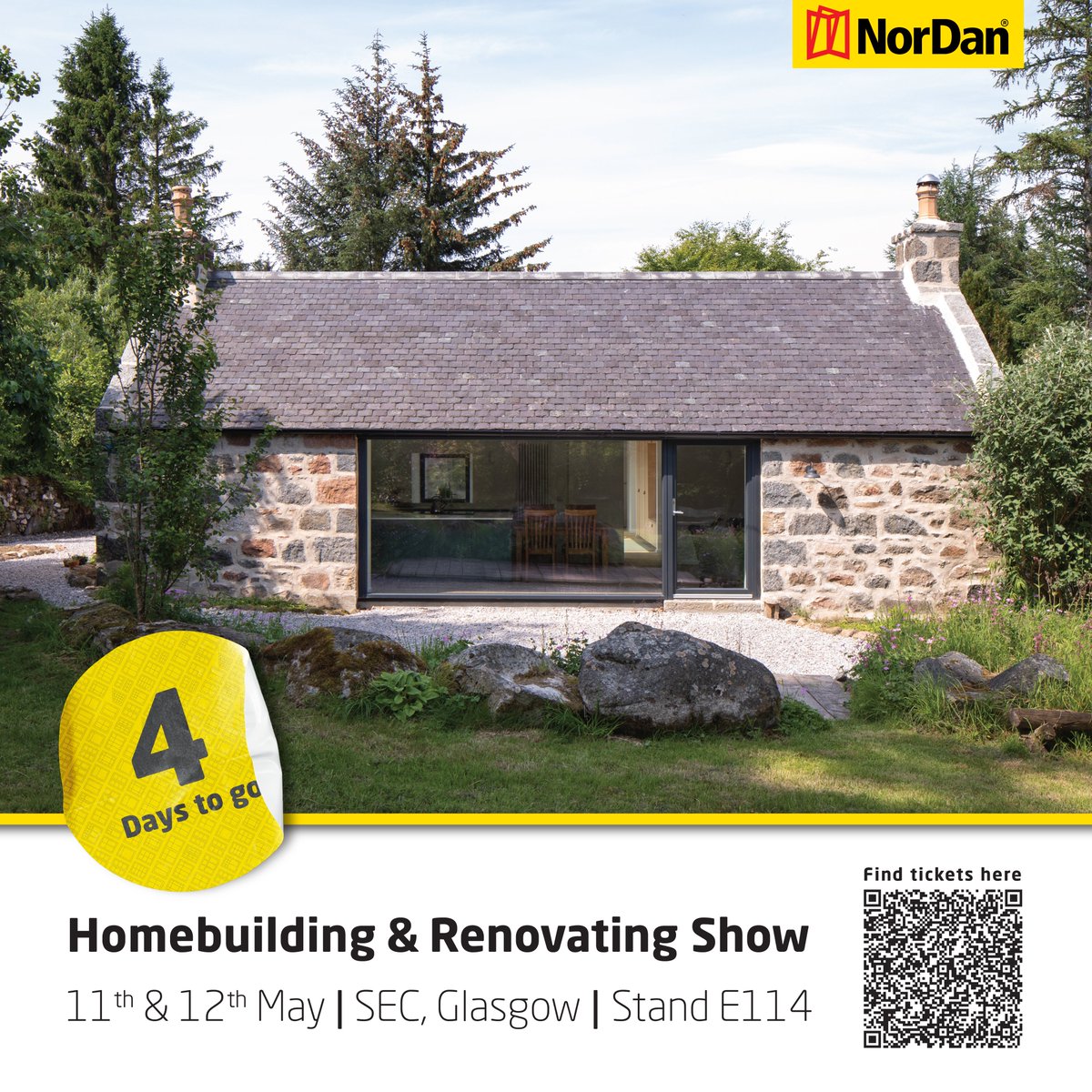 NorDan UK Ltd (@nordanuk) on Twitter photo The countdown is on until NorDan attends the <a href="/HBR_Show/">Homebuilding & Renovating Show</a> on the 11th &12th of May.
Join us to explore innovative solutions and discuss your next project with our residential team. Scan the QR code for free tickets and visit NorDan at stand number E114.
#Homebuilding #Renovation The countdown is on until NorDan attends the <a href="/HBR_Show/">Homebuilding & Renovating Show</a> on the 11th &12th of May.
Join us to explore innovative solutions and discuss your next project with our residential team. Scan the QR code for free tickets and visit NorDan at stand number E114.
#Homebuilding #Renovation