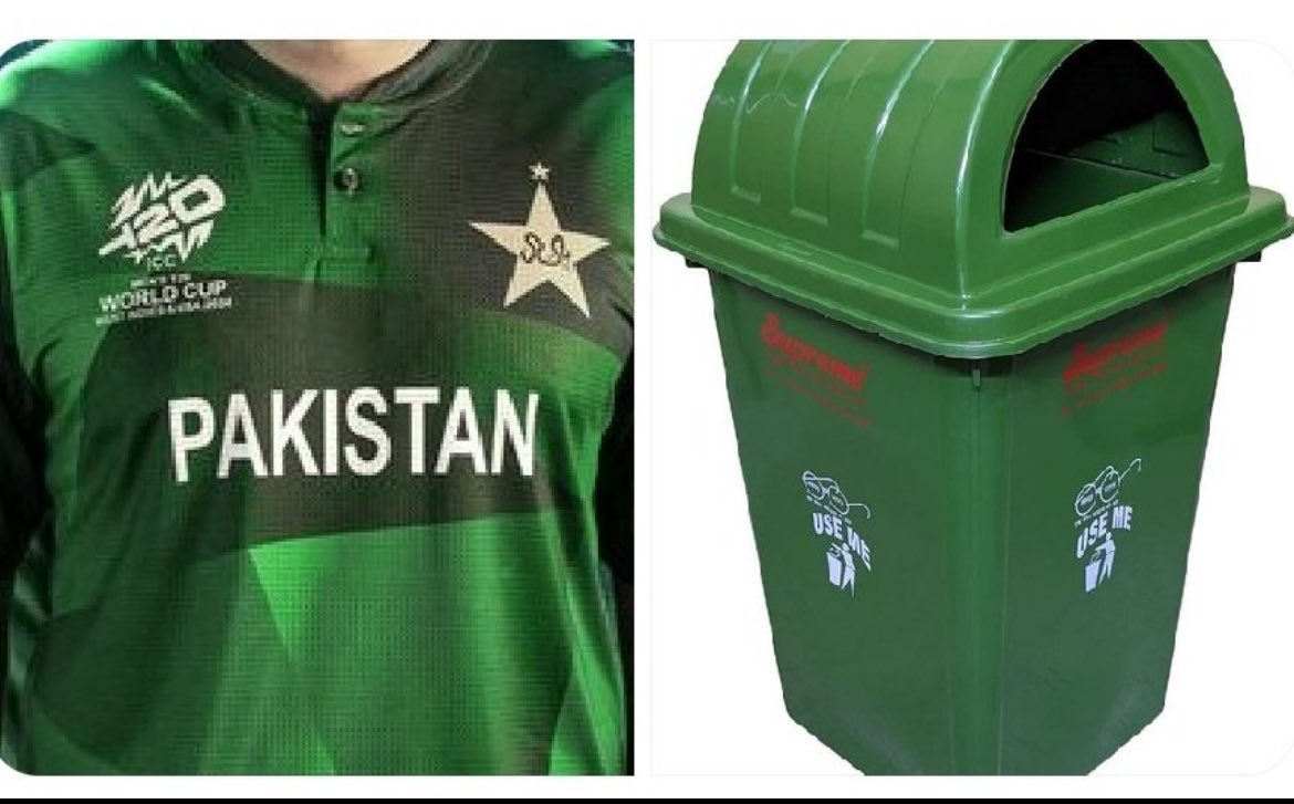 Pakistani people are trolling Indian jersey 
What would you say now padosiyo 
Hahahaha hogaye shock 
#jersey #indiavspakistan #Israel  #PakistanCricket  #bcci #pcb #Pakistan  #dustbin