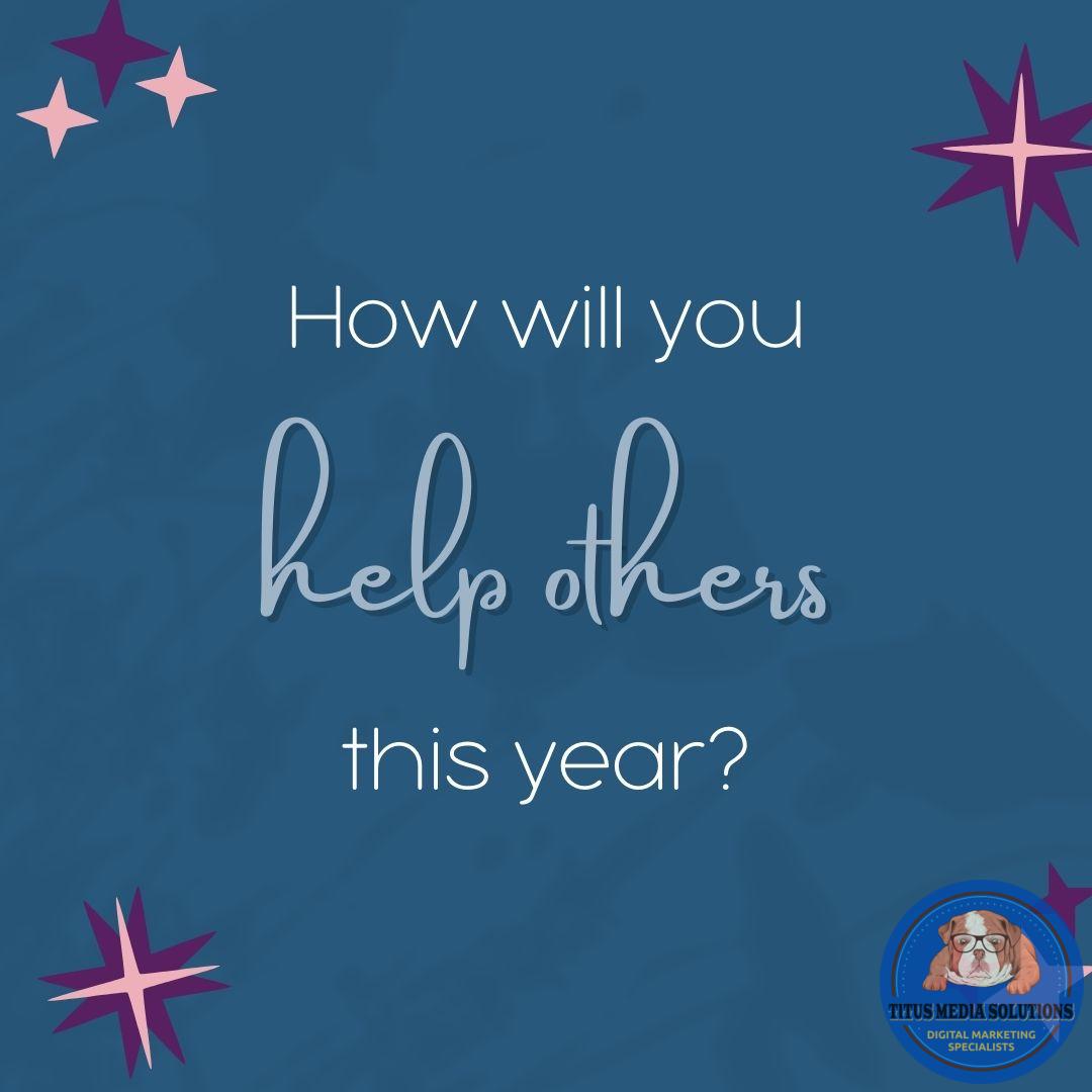 How will you help others this year?

Share your answer in the comments.

#helpothers #careforothers