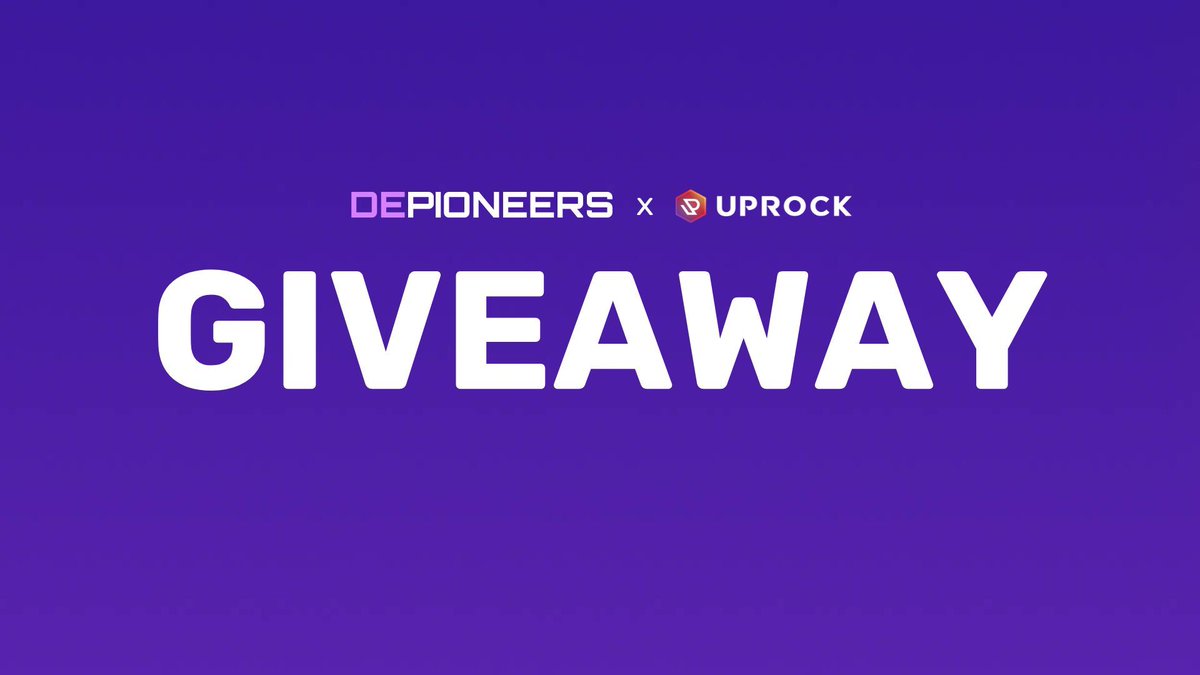 Galactic alert, dePioneers! 

We reserved 1 dePioneers NFT as a stellar giveaway on @uprockcom's livestream tomorrow!

You will be asked to follow dePioneers, repost the livestream with #DataTheNewOil - saddle up and get ready!