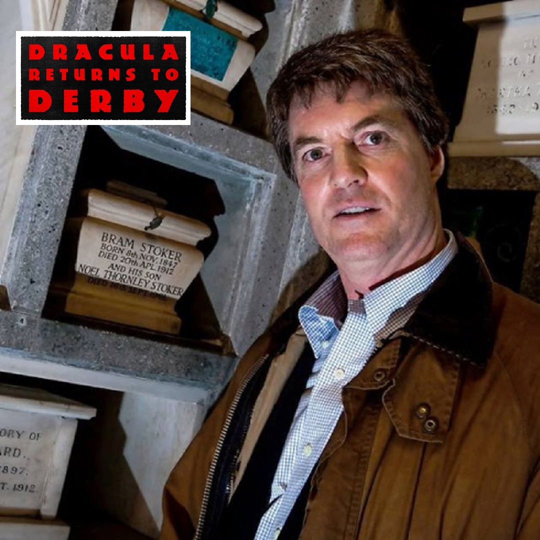 VisitDerby's tweet photo. 🦇📚 Dive into the captivating world of Dracula with Dacre Stoker! 
📆24 May
Join @MuseumofMaking  for an exclusive journey from novel to stage to screen as they explore the legacy of this iconic character. Secure your spot now⬇️
https://t.co/MsndRJe6nY
#DerbyUK #DraculaReturns https://t.co/SfMBcwBL4g