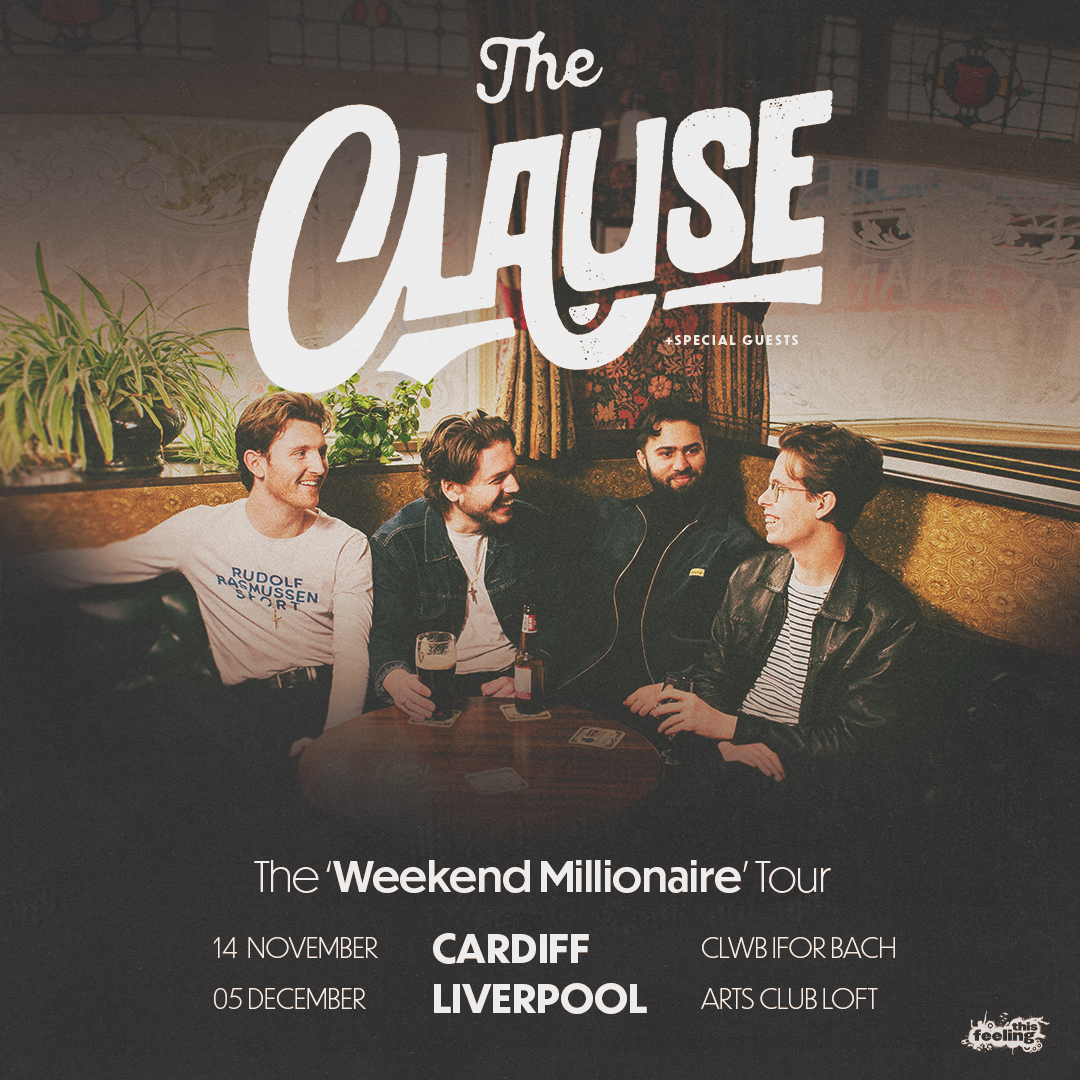 Just announced 🎸 @theclauseuk Cardiff & Liverpool on sale Friday 10am