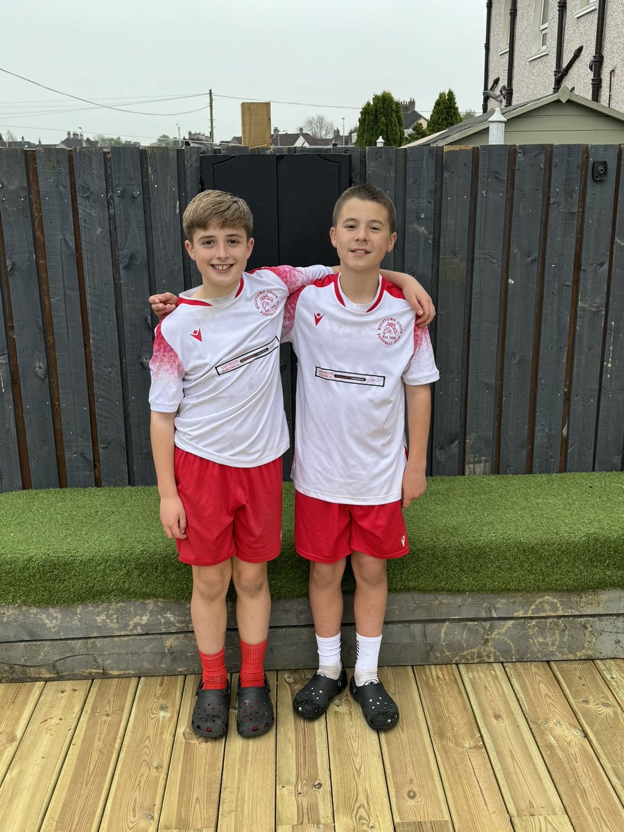 Colts2012s's tweet image. Massive well done to David and Alfie on being asked into Hamilton Accies on trial. Well deserved lads go and smash it. 🔴⚫️