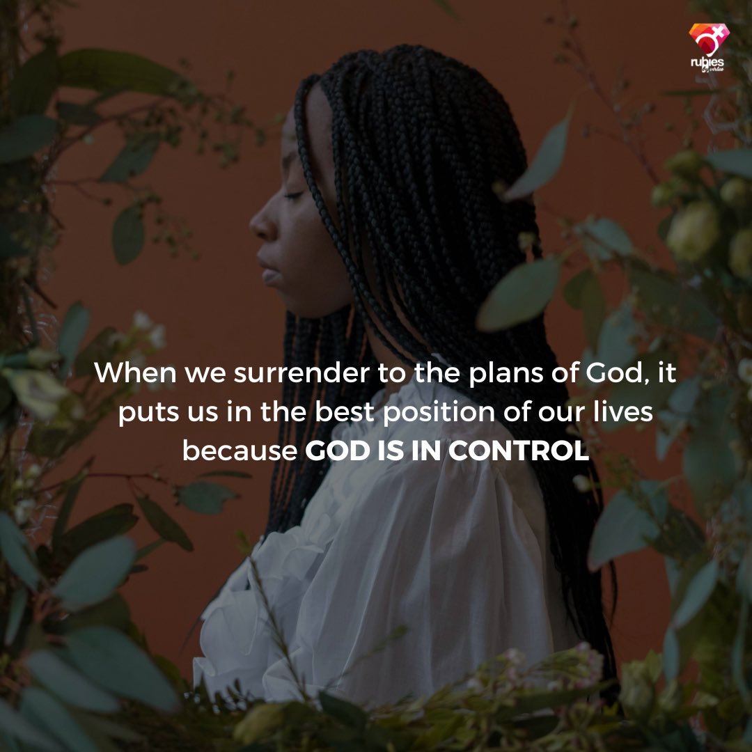 Surrendering to God can be hard but surrendering all that we are to God, and letting Him take control is the best thing we could do to ourselves. 
God is the only one who doesn’t disappoint. God is the only one who has our best interest. 

1/2