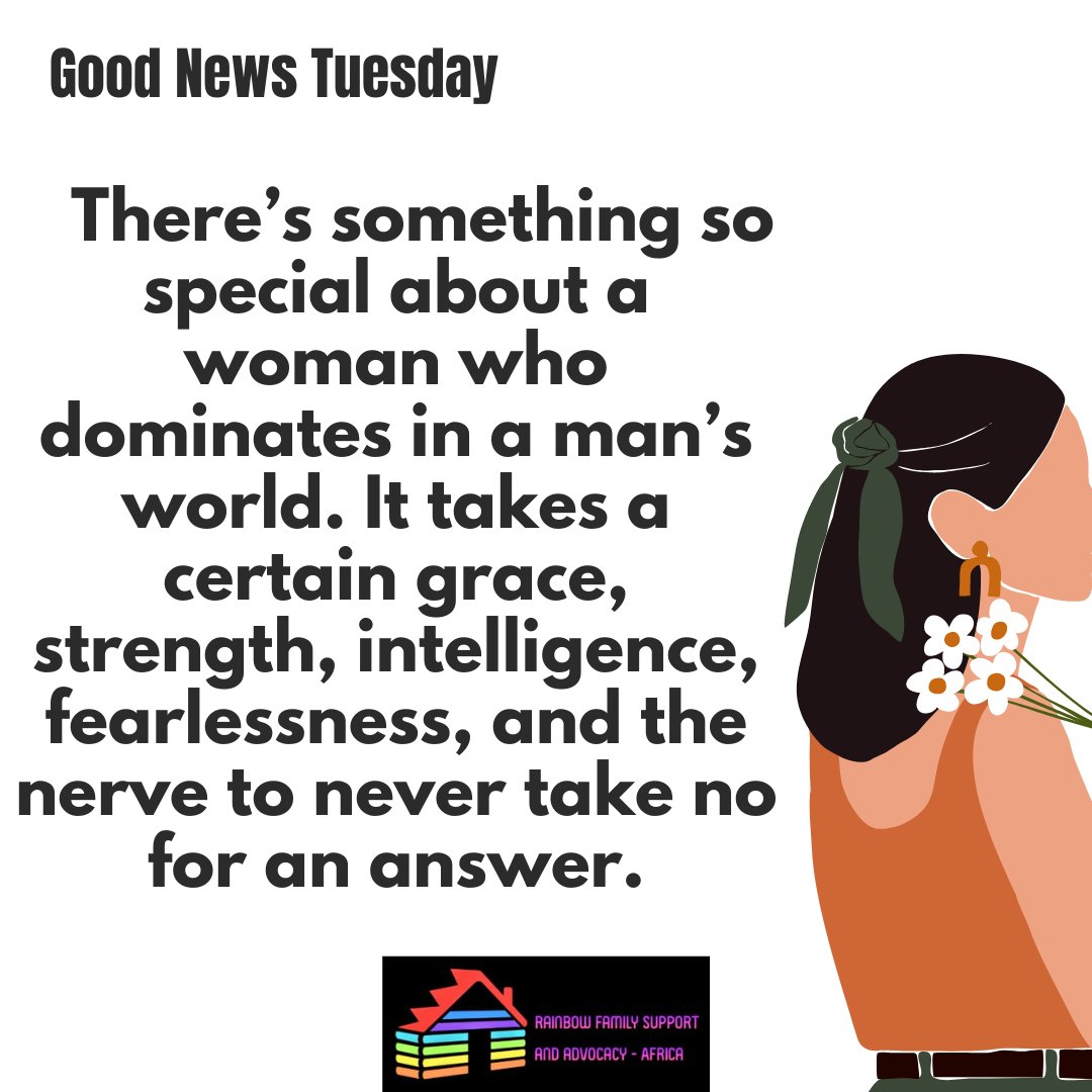 Good News Tuesday 

#womenempowerment #womensupportingwomen #feminism #womensrights #empowerwomen #girlpower #womeninleadership #equalitycantwait #empowerher #believeher #womensreality #queerfamilies #refugeewomen #lgbtqiawomen #lgbtqiawomenmatter #lgbtqiachildren #rafasafamily