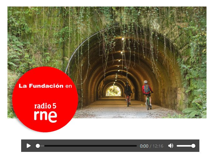 Vías verdes a Santiago de Compostela en el programa ‘De Vuelta’ vialibre-ffe.com/noticias.asp?n… Colaboración de la Fundación de los Ferrocarriles Españoles con Radio 5.