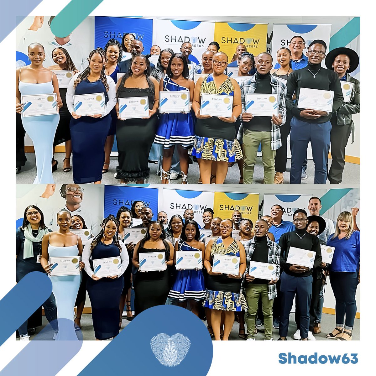Celebrating the graduation of our 63rd class of Shadow Careers students! Our hearts go with them as they embark on their permanent careers at Nutun CX and we are excited to see them succeed and thrive.  #JobCreation #Youth #Careers #Innovation #BPO #GBS #SouthAfrica