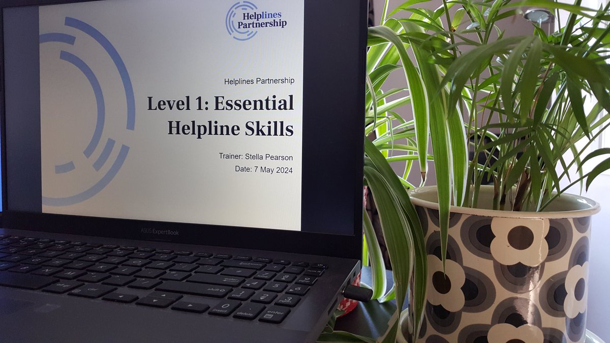 We're ready to deliver our Level 1 Essential Helpline Skills course today. Looking forward to it! #helplinetraining