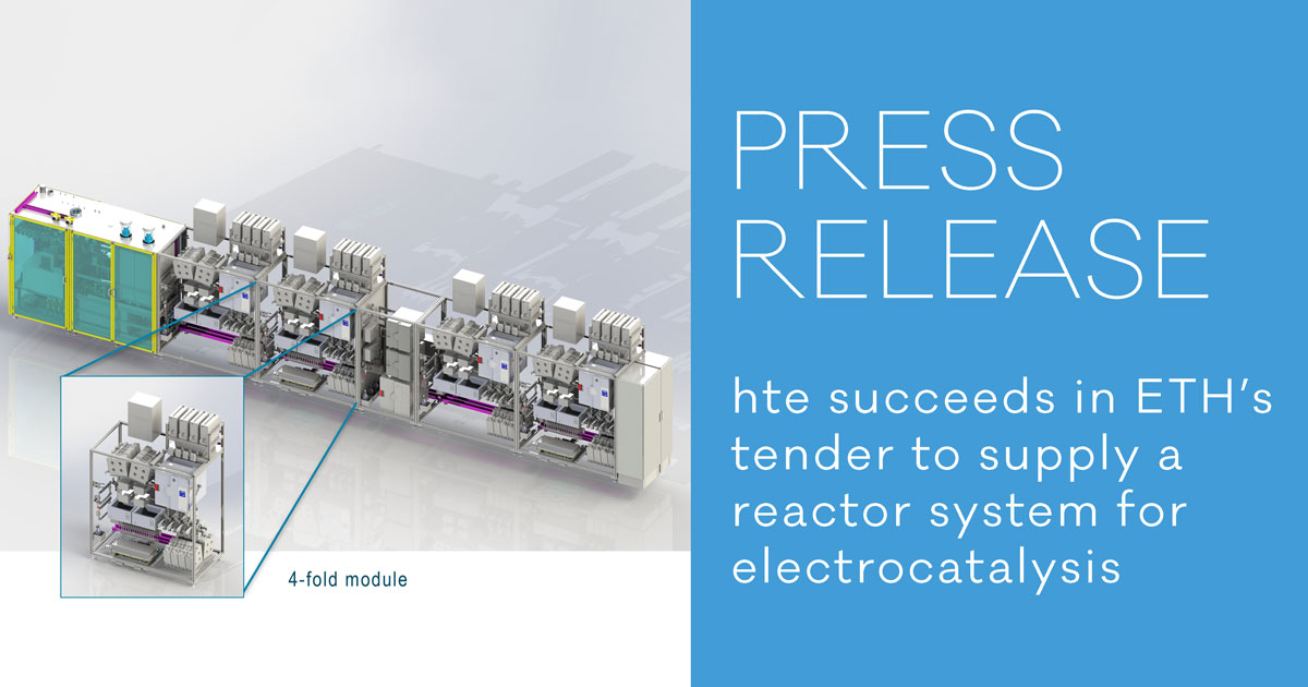To adress the growing global demand for cleaner energy, hte was awarded a contract by ETH Zurich to provide a high throughput test system designed for CO2 electroreduction. Read the full press release here: hte-company.com/en/news-events… #highthroughput #SustainableEnergy #pressrelease
