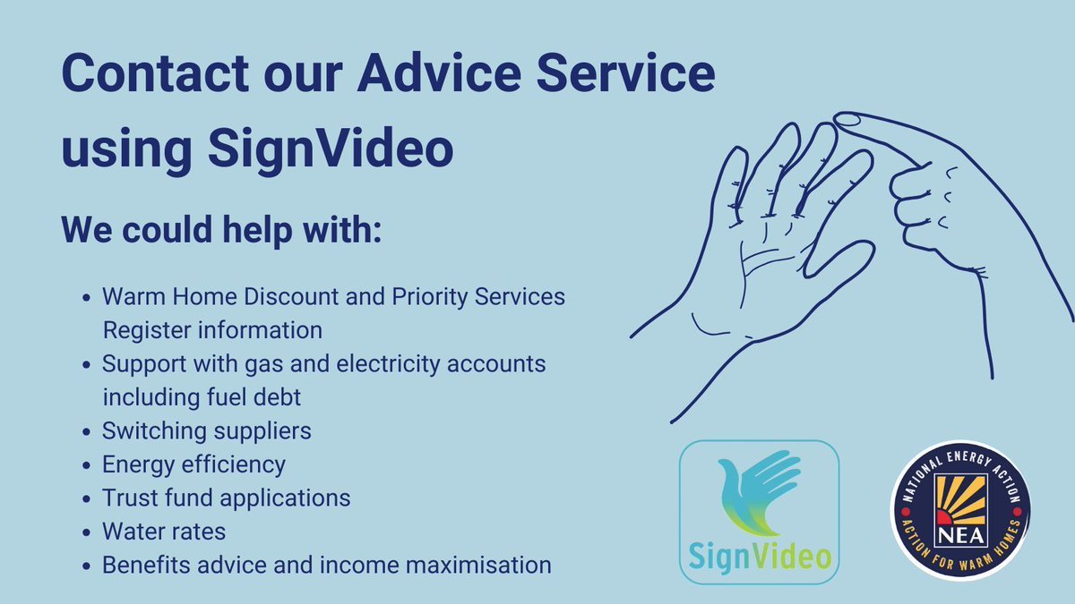 We aim to make our advice services accessible to everyone - that's why we have the @SignVideo service available to our clients.. This #DeafAwarenessWeek, find out more about how to access the service here: buff.ly/3y1VZF5 #SLW2024