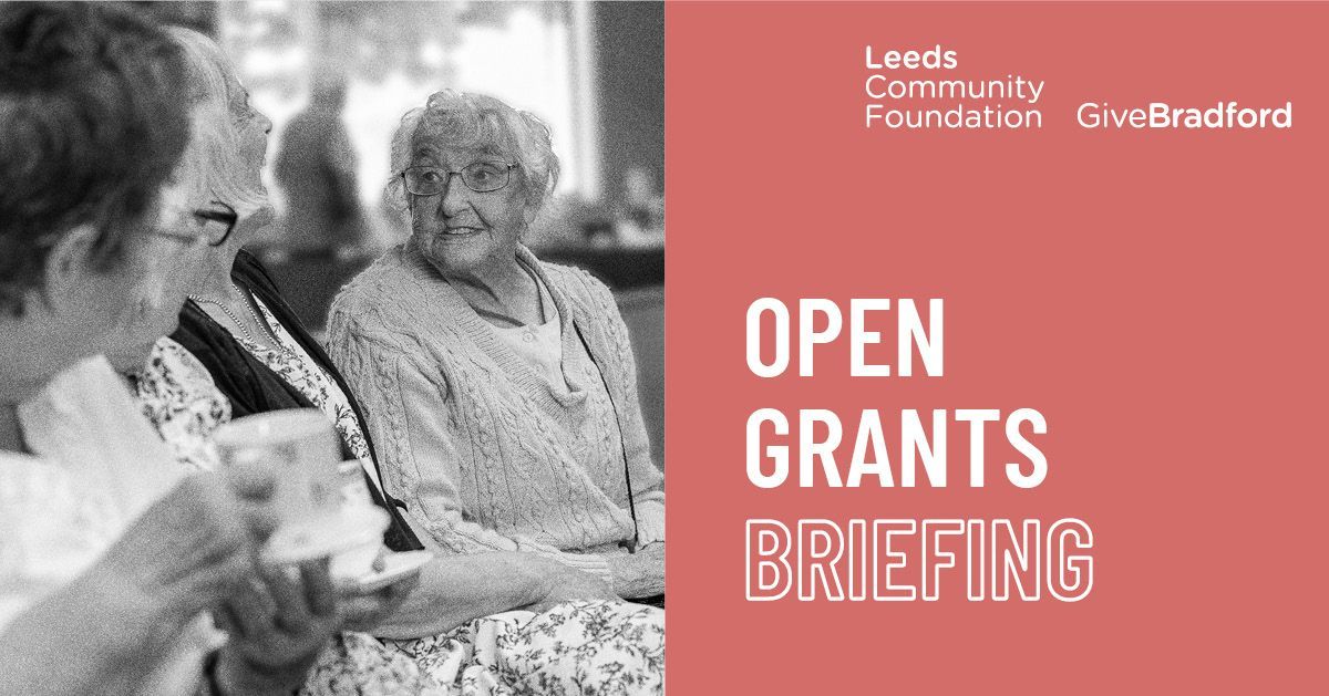 We've got 2 briefing events coming up: 📆 17 May | Open Grants Briefing Hear about funding from us & @GiveBradford 📆 06 June | Leeds Digital Inclusion Fund Hear from us & @100DigitalLeeds about grants to address the digital divide Learn more 👉 buff.ly/3yebYQc