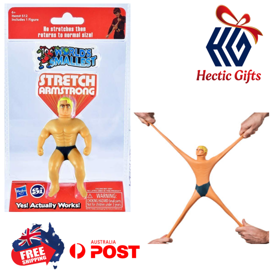 NEW - The Worlds Smallest Stretch Armstrong

ow.ly/v9nL50K5fTw

#New #HecticGifts #SuperImpulse #WorldsSmallest #Miniature #StretchArmstrong #Figure #Retro #Collectible #Nostalgic #Unique #Toy #Hasbro #GiftIdea #HecticGifts #FreeShipping #AustraliaWide #FastShipping