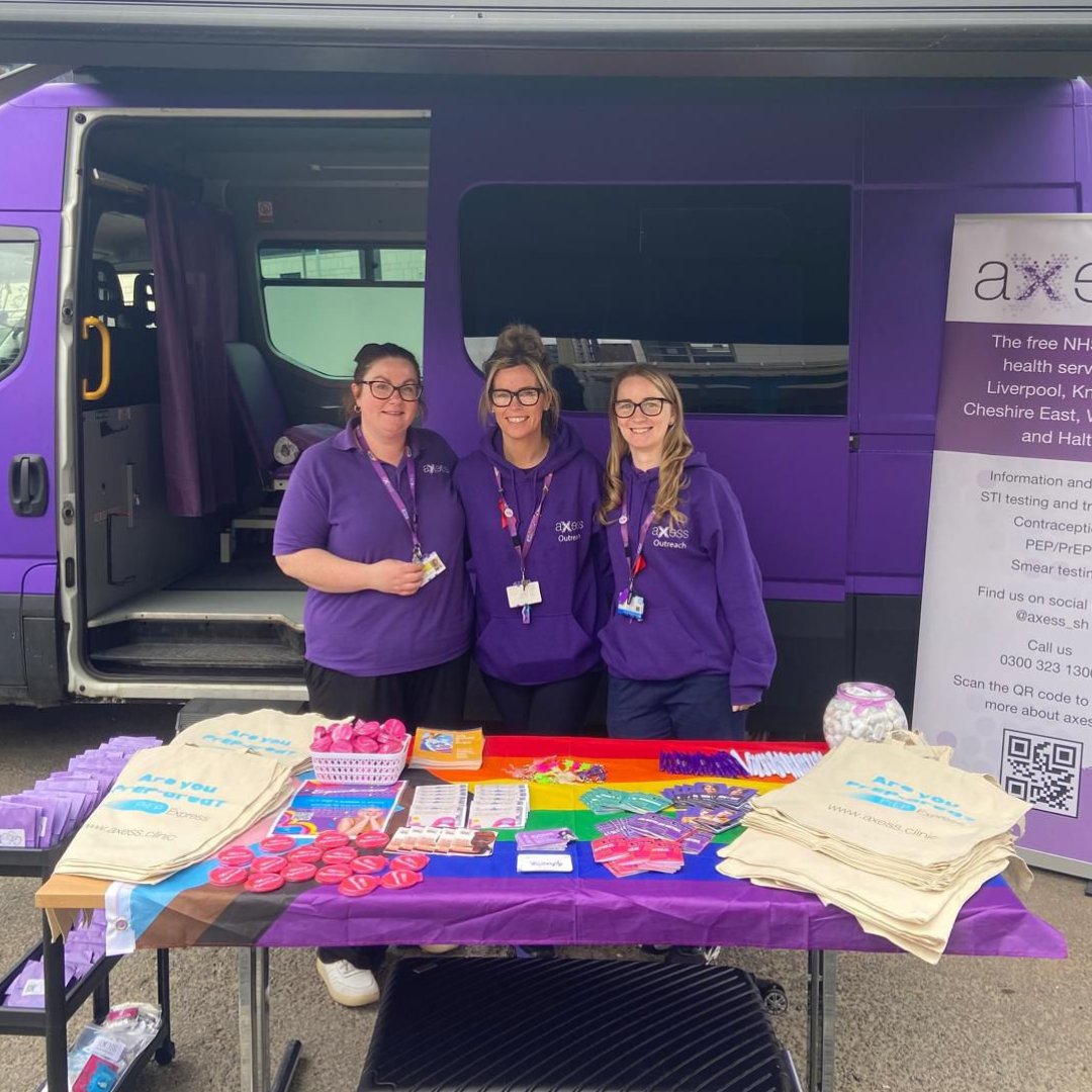 Today, our team are at @LuhftWellbeing's Health & Wellbeing Day, at the Royal Education Centre, offering sexual health advice and resources. We're also with the S.H.O.W. Bus, our new confidential mobile clinical unit. Come and say hello! @LivHospitals