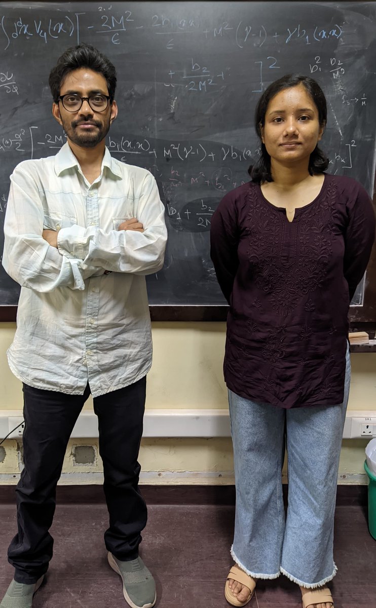 Today my student Upalaparna Banerjee Has successfully defended her thesis on the formalism of Effective Field Theory.
She is my 8th student. She is going to join University of Mainz as a Humboldt postdoctoral fellow. She has done extremely good thesis work.