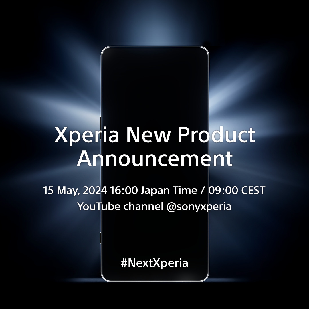 【Xperia 新商品発表会を開催】

SonyXperia YouTube : youtu.be/QpqxIypDv_E

2024年5月15日（水） 16:00 （日本時間）

未体験の感動をお届けする新しい「Xperia」を発表します！
リマインダー設定の上、ぜひご覧ください。

#Sony #ソニー #Xperia #SonyXperia #NextXperia