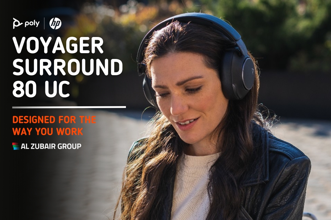 Say goodbye to distractions and hello to crystal-clear calls, whether you're in the office or on the go. Connect, collaborate, and conquer with Poly Voyager Surround 80 UC! 

#HP #Poly #VoyagerSurround80UC #Communication #ImmersiveAudio 🚀🎶'