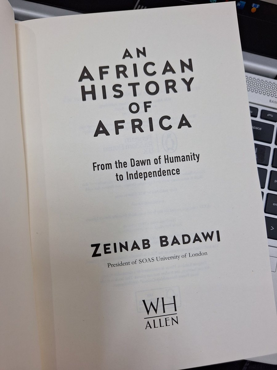 Everyone is originally from Africa, and this book is therefore for everyone. After 7 years of travel through more than 30 African countries @TheZeinabBadawi's An African History of Africa shares an epic history of the oldest inhabited continent on Earth

nuriakenya.com/product/an-afr……