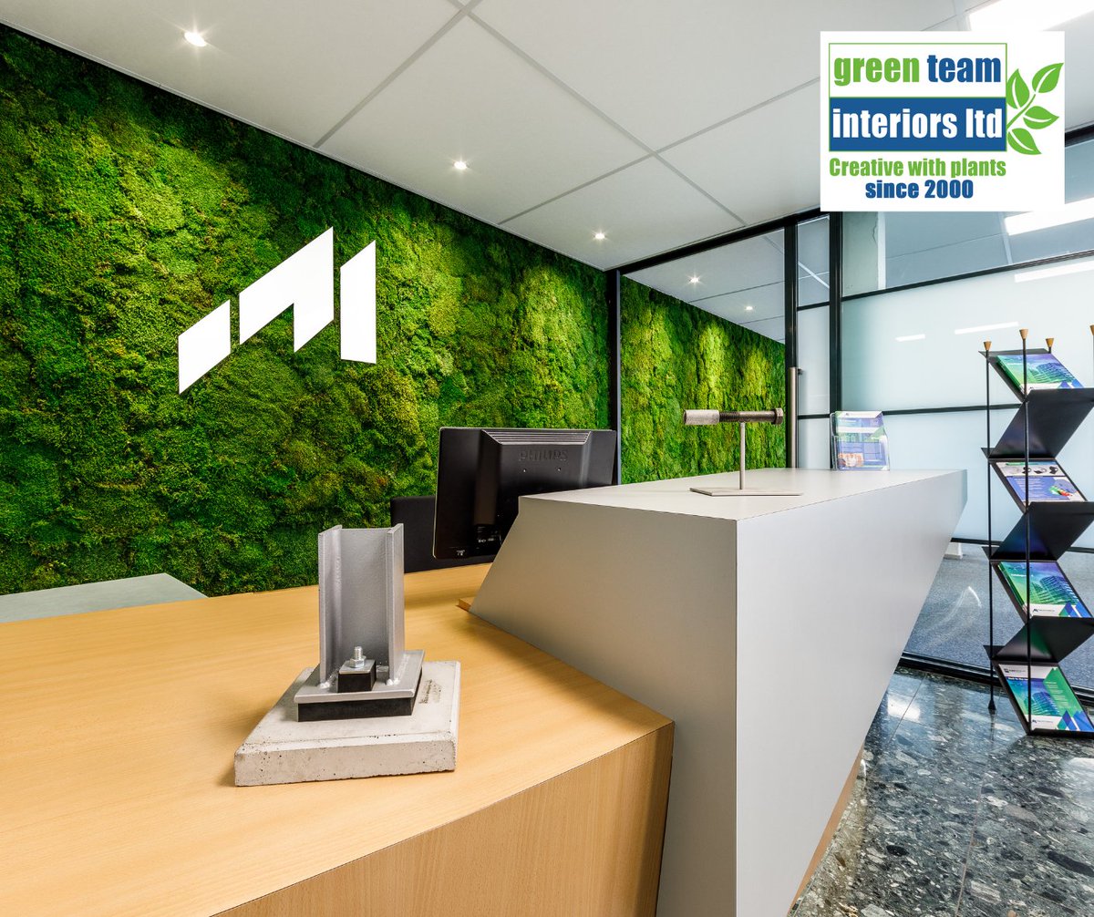 The popularity of Moss Walls is not slowing! Did you know we can brand moss walls with your business or organisation logo? These designs can be as bespoke as you like! Give us a call to chat about how amazing moss walls look! 
#greenteaminteriors #plantsatwork #officeplants