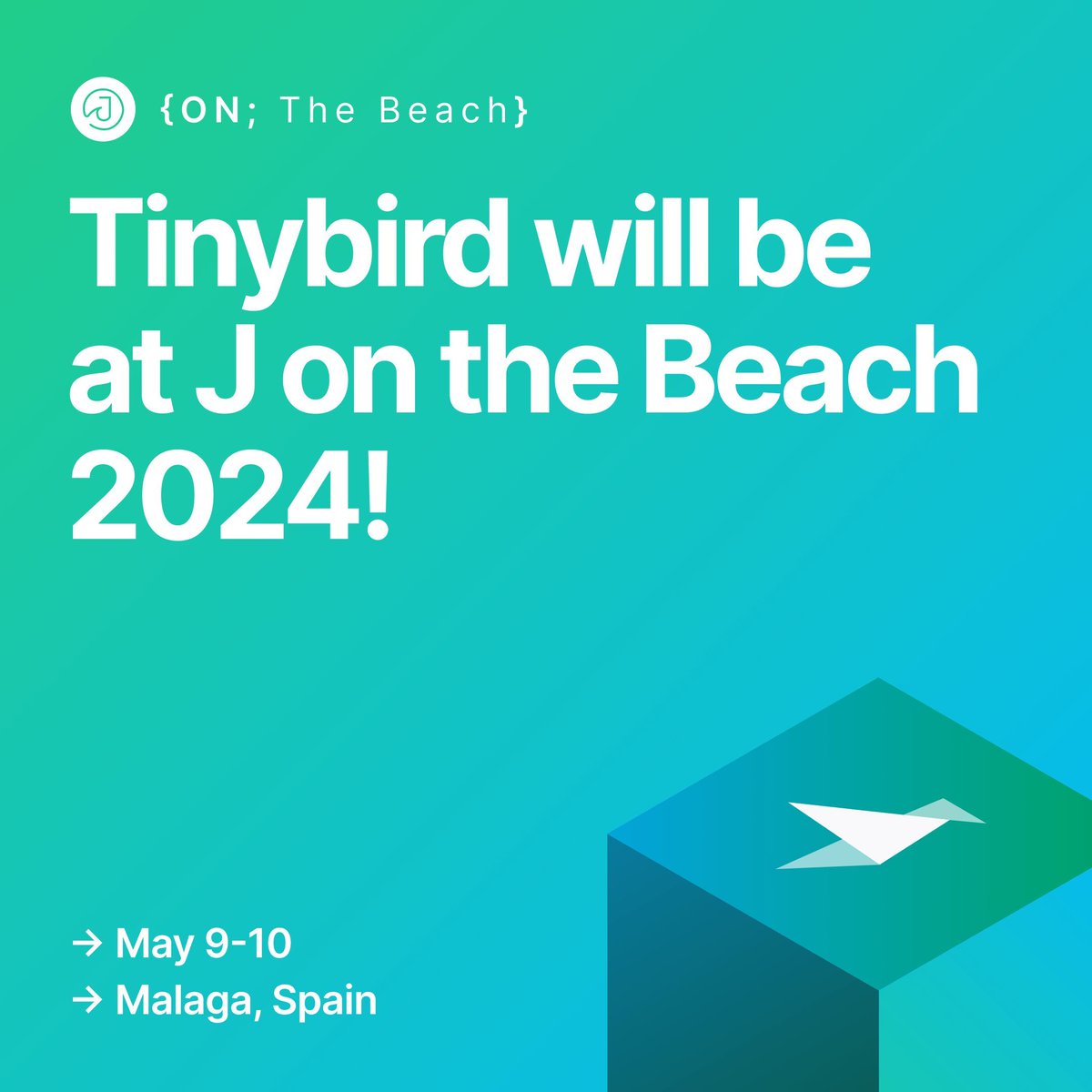 What if I told you that you could win your very own Saturn V rocket? 🚀 Drop by the Tinybird booth at J on the Beach #JOTB24 this Thursday and Friday for a quick demo and a chance to win a LEGO model of a Saturn V. 🎉 Tinybird...it's like rocket fuel for your data.