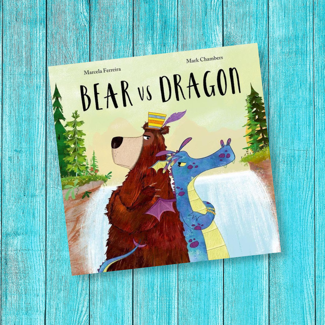 Bear vs Dragon (3+/5+) by @marcelafwrites Illustrated by @markAchambers @OxfordChildrens 'Will it all end badly in this battle to get across a rickety bridge?' Joy Court, Expert Reviewer Click to read an extract of this hilarious tale: l8r.it/p47T