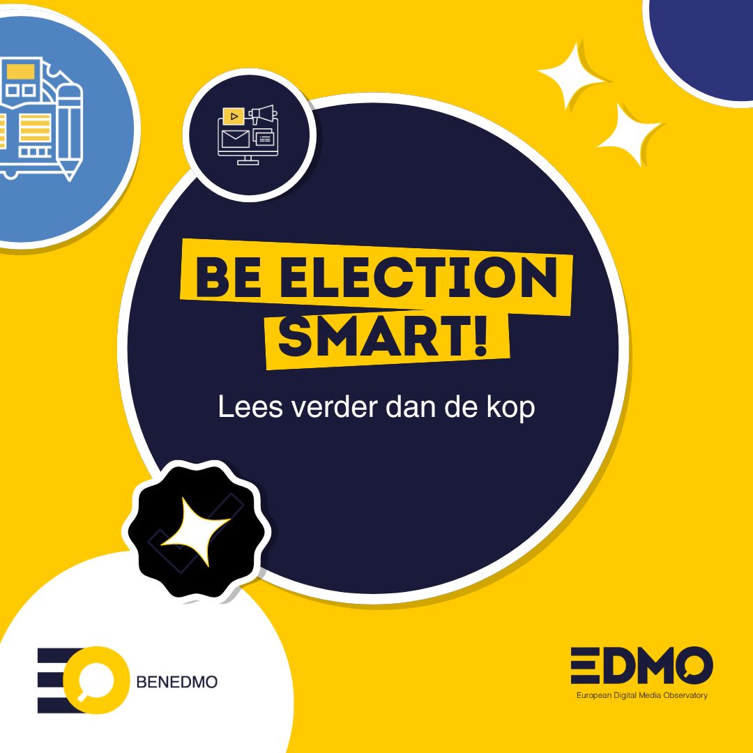 Ga jij goed geïnformeerd naar de stembus tijdens de Europese verkiezingen op 6 juni? <a href="/EDMO_EUI/">European Digital Media Observatory</a> biedt elke week een tip om te checken of informatie klopt en betrouwbaar is.
 
💡Tip 2: Lees verder dan de kop. Meer weten? Kijk op benedmo.eu/2024/04/29/be-… #BeElectionSmart