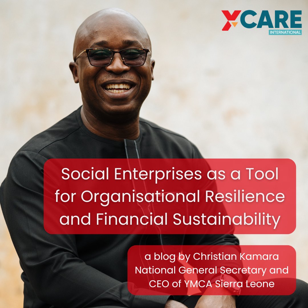 NEW BLOG📢📢 We asked our friend and partner, Christian Kamara, to share his insight into how YMCA Sierra Leone use social enterprises as a tool for organisational resilience and financial sustainability. Read our latest blog now. ycareinternational.org/social-enterpr…
