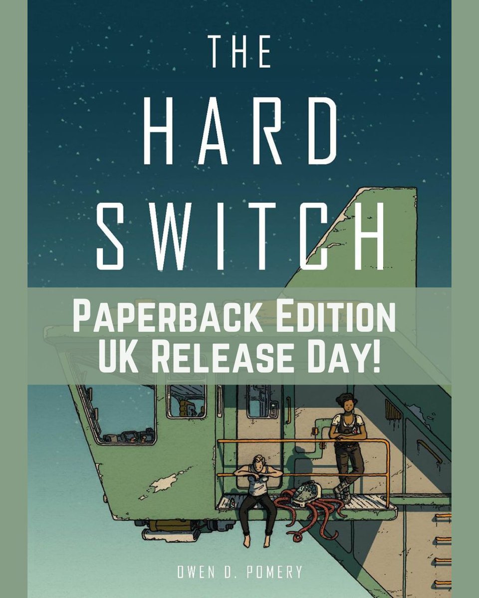 The paperback edition of The Hard Switch is out there in the UK today! Happy release day, @ODPomery! You can grab a copy from all good book stores, or order a copy here: buff.ly/3vrowCQ