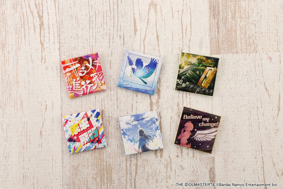 コトブキヤくじ ミリオンライブ ジャケット風缶バッジ コトブキヤくじ