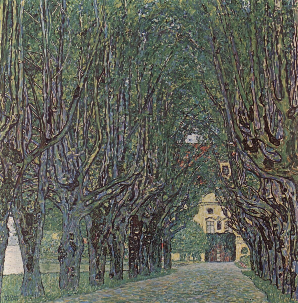 Avenue of Schloss Kammer Park, 1912 botfrens.com/collections/10…