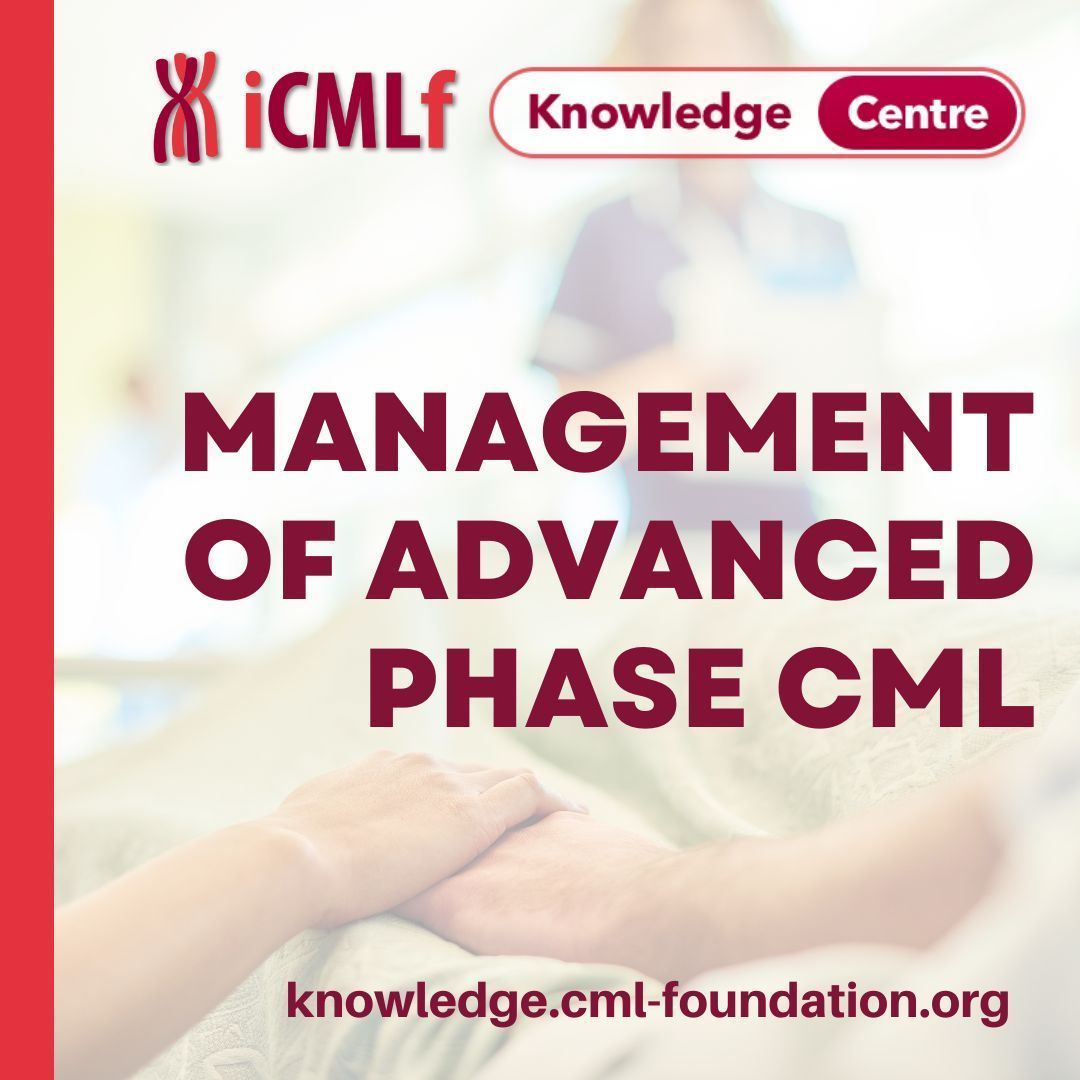 Discover our Management of Advanced Phase #CML Module in the #iCMLf Knowledge Centre. Explore topics covering disease definitions, the role of allograft, and insights into blast phase from both lymphoid and myeloid perspectives. Explore the module here: buff.ly/3UxTGSV