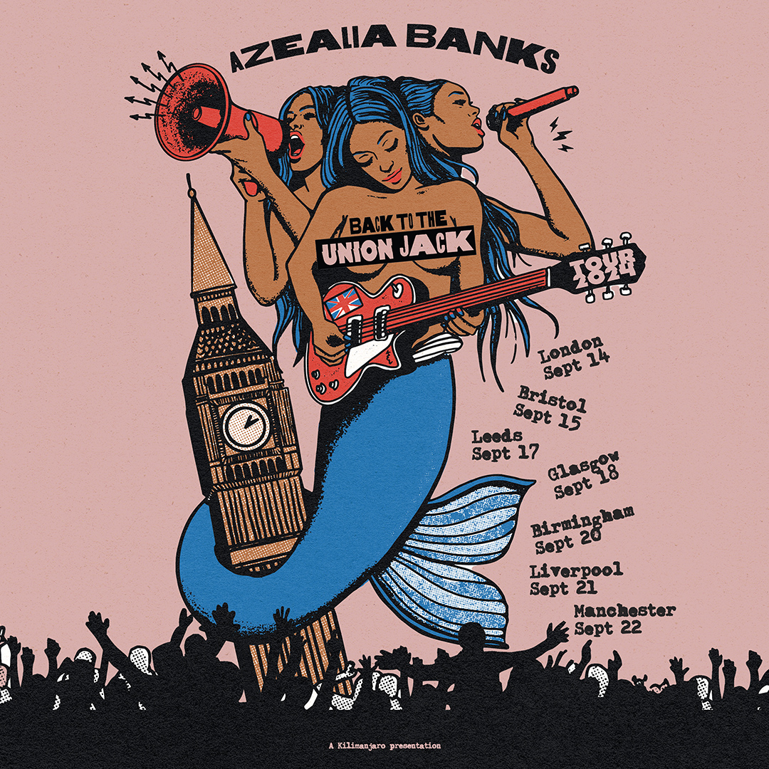 As well known for her music as her proclivity for the provocative, Azealia Banks is coming back to the UK, joining us @LiverpoolGuild on Sat 21 Sep 🎤 Grab your Priority Tickets NOW 👉 amg-venues.com/82W550Ryc7r