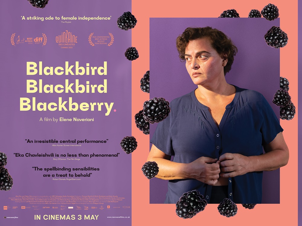 Elene Naveriani’s charming story of a headstrong woman’s romantic awakening is a sex-positive, age-positive literary adaptation from Georgia, fronted by the magnificent Eka Chavleishvili. Blackbird Blackbird Blackberry is screening now: thegardencinema.co.uk/film/blackbird…