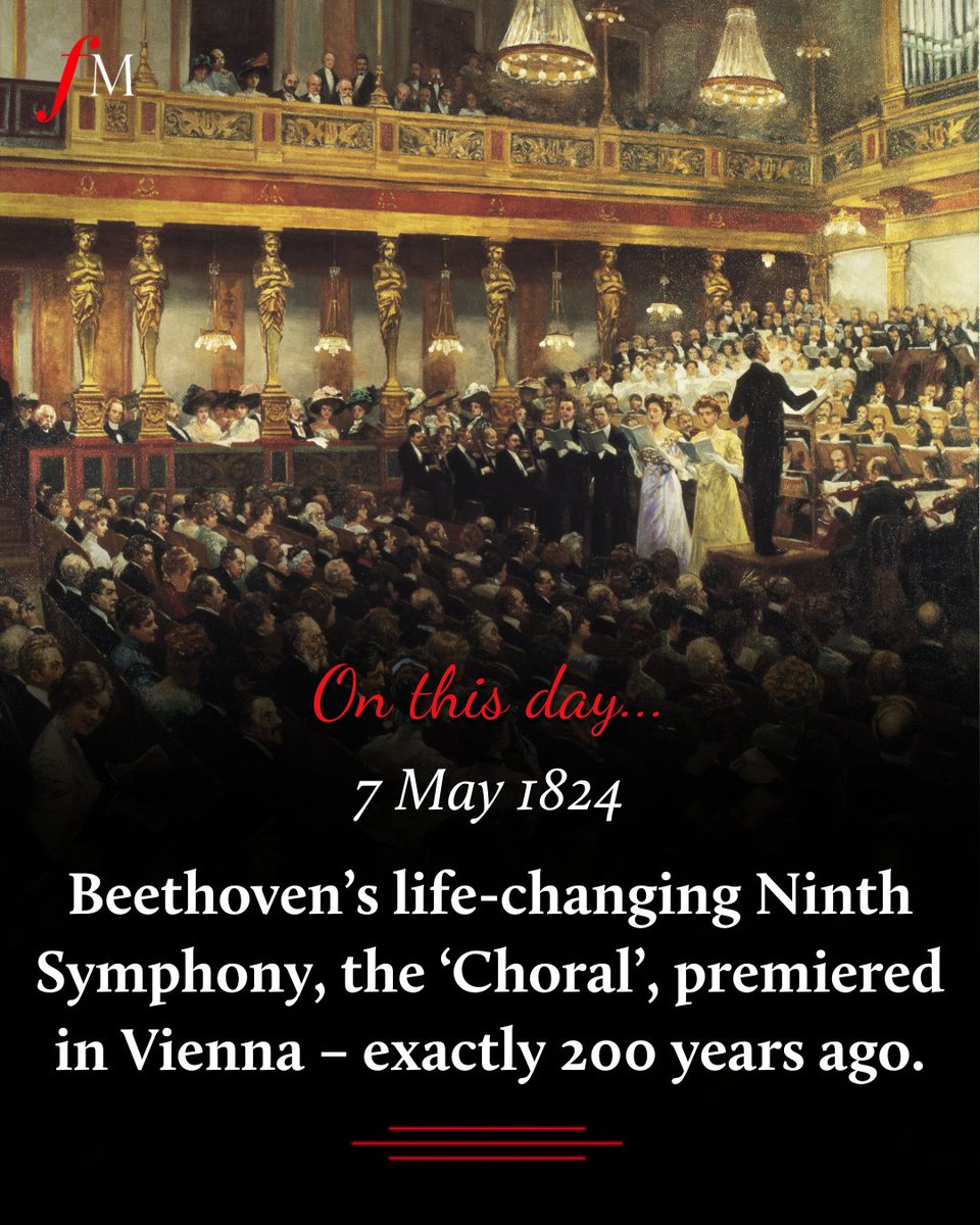 Beethoven’s monumental Symphony No.9 premiered on this day in 1824. 200 years on, the ‘Choral’ is still considered one of the all-time greatest works of classical music.