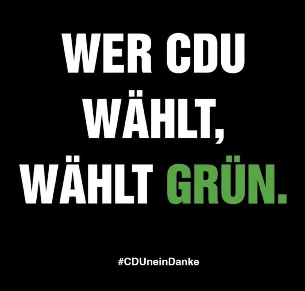 Wer teilt meine Behauptung, dass es mittlerweile bei der 30 % #CDU mehr Grüne gibt, als bei den 12 % #Gruenen? 🇩🇪 #cdupt24 #Wuest #Maischberger #Lanz