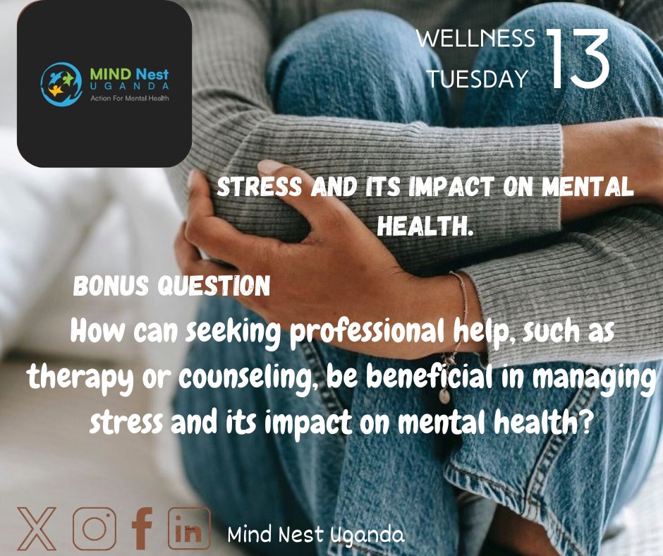 BONUS QUESTION!
How can seeking professional help, such as therapy or counseling, be beneficial in managing stress and its impact on mental health? 

#themindnest #stress #mentalhealth  #mentalwellness #mentalhealthawareness  #mentalhealthmatters  #stressawareness