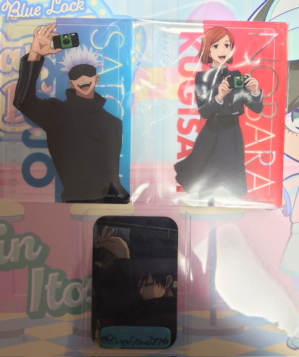 【交換/譲渡】呪術廻戦　じゅじゅHONPO　クリアブロマイド

譲:五条、釘崎

求:特典伏黒
または２点まとめて定価＋送料

都内手渡しまたは郵送

特典が終わっていたため交換可能な方いらっしゃいましたらよろしくお願いいたします🙇