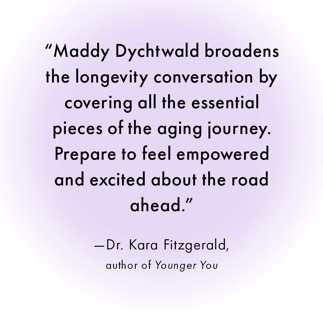 @Maddy_Dychtwald 
True healthy longevity is only found from a holistic approach to aging and longevity. Thank you @kfitzgeraldnd for seeing the big picture captured in #AgelessAging

Find this essential information for yourself here: bit.ly/AgelessAging