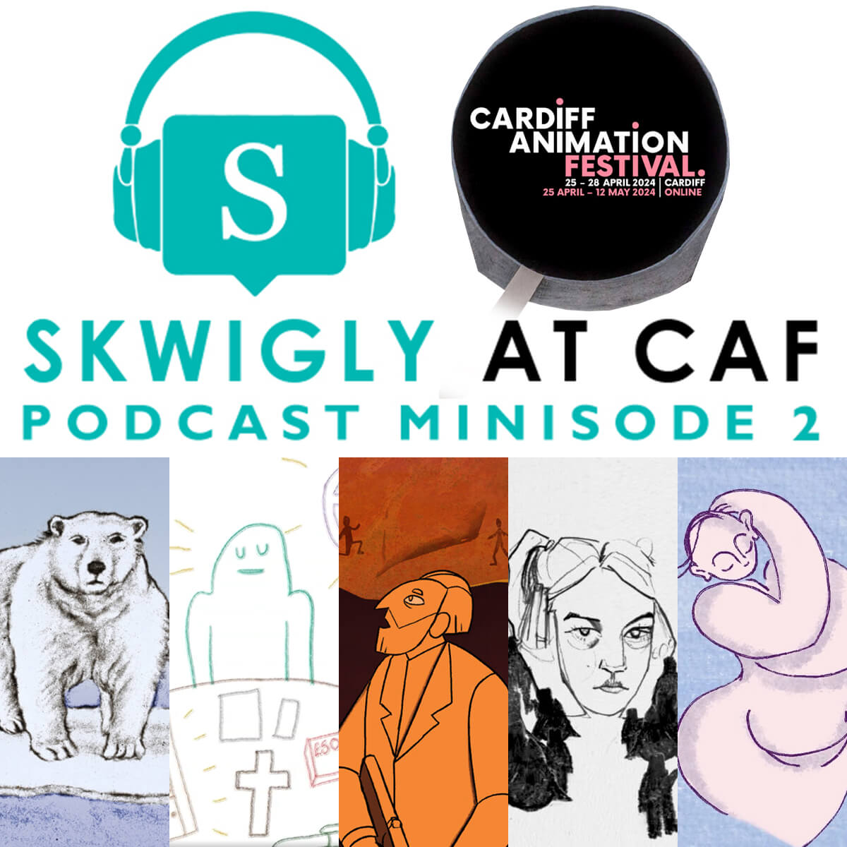 Our @CardiffAnimFest podcast minisodes continue with the second of our Animators Brunch sessions, featuring attending filmmakers @tanyajscott, Gerald Conn, Hannah Fisher @NaomiCrame and Audience Award-winner Lleucu Non!
