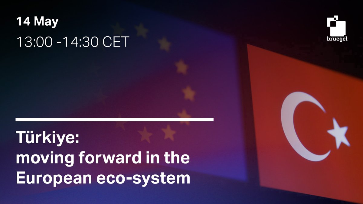 🔔 EVENT! 🌐 Türkiye: moving forward in European eco-system 📅Date: 14 May 🕚Time: 12:30-13:00 check-in 13:00-14:30 event This event will feature Türkiye’s Treasury and Finance Minister @memetsimsek in conversation with Professor André Sapir, Senior Fellow at Bruegel and