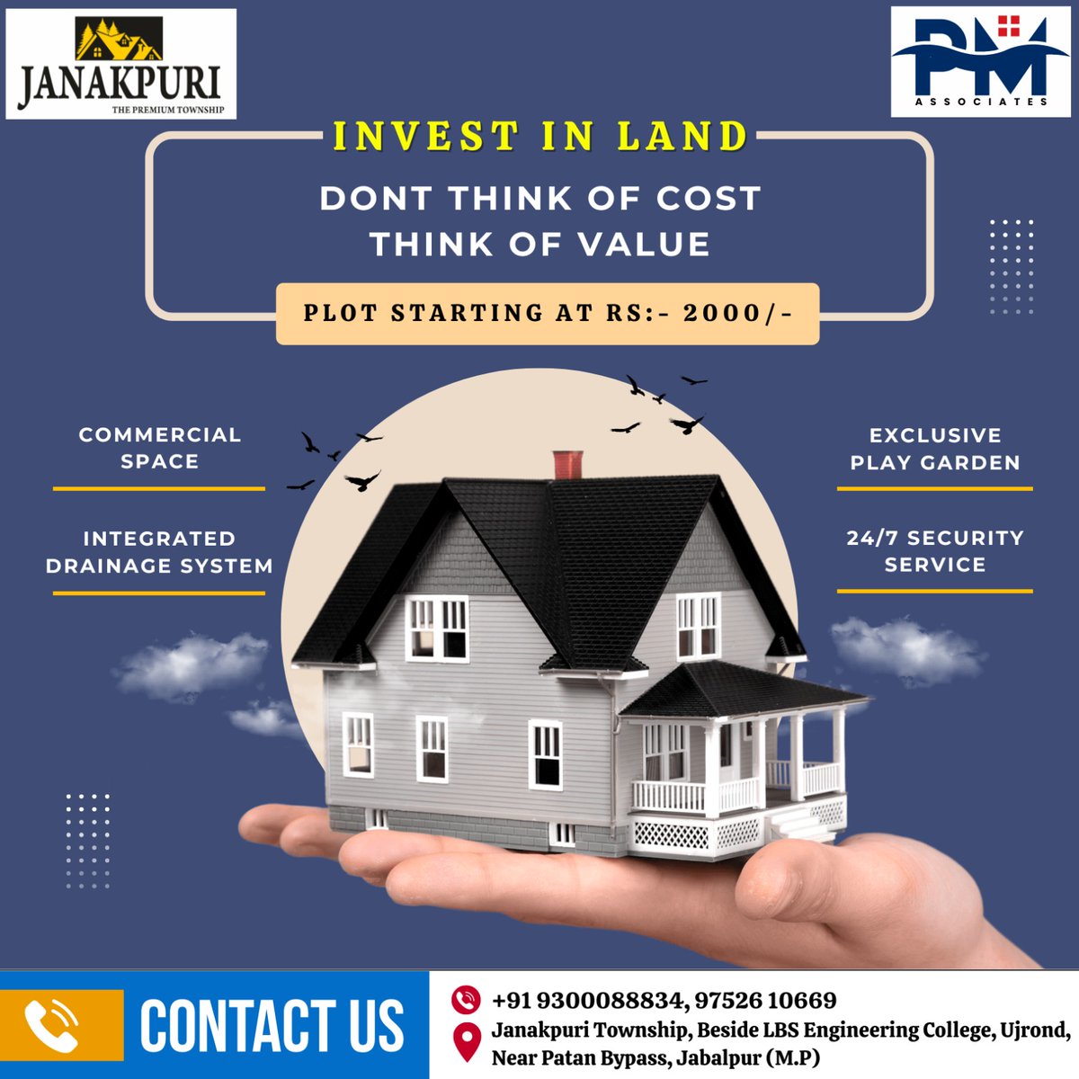 Build your future in Janakpuri! Explore available plots and turn your vision into reality. #JanakpuriTownship #OwnYourLand
.
.
#JanakpuriPlots #LandForSale #InvestInRealEstate #PrimeLocation #GrowingTownship #FutureInvestment #GreatOpportunity #BuildYourFuture