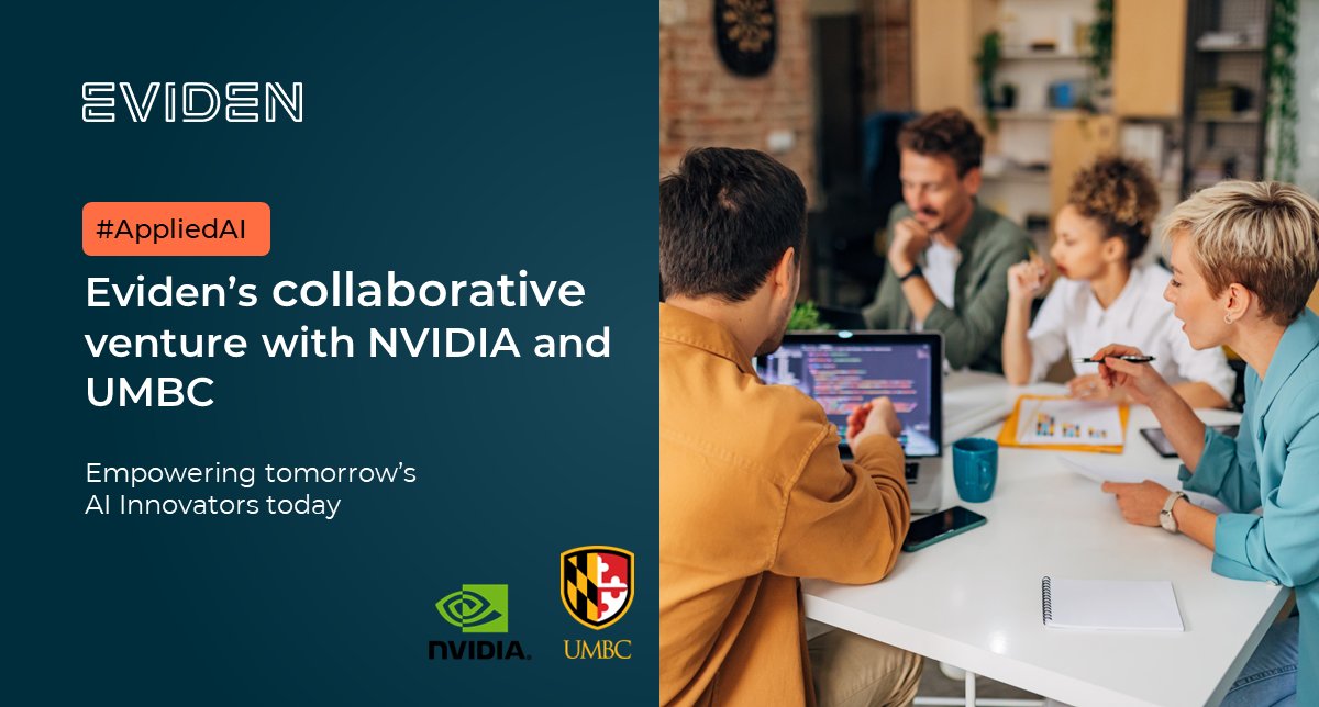 🚀Eviden partners with NVIDIA and UMBC Training Centers to launch a transformative center for  #AppliedA and #EdgeAI training. 💡 Dive into the future of AI education and innovation with us! 

Discover more: eviden.com/insights/press…