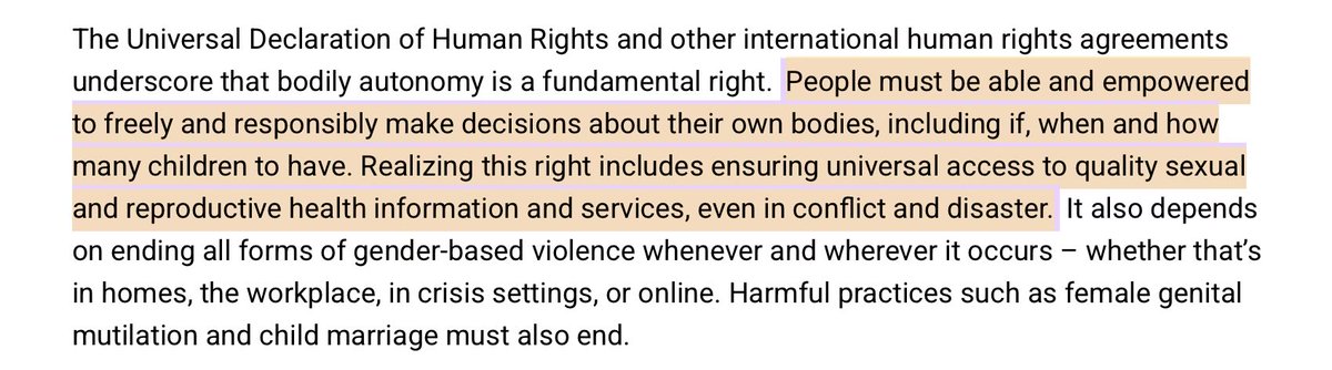 Oh do tell what definition did I “fiddle” with? Anyone who promotes forcing women to give birth against their will promotes the removal of the genuine human right of bodily autonomy. unfpa.org/press/human-ri….