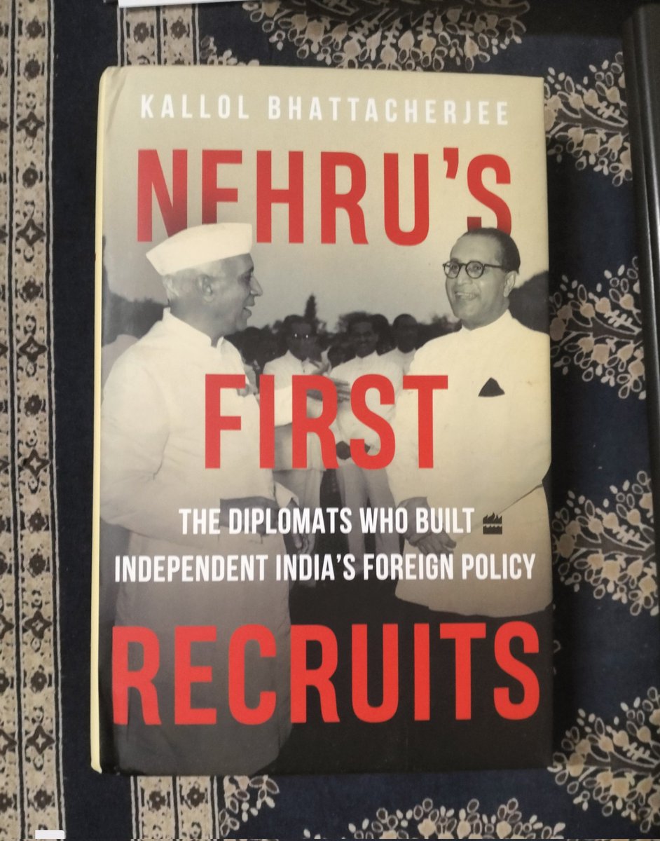 May is the month of Nehru! Just received the first copies of  'Nehru's  First Recruits: The Diplomats Who Built Independent India's Foreign Policy' .  #NehrusFirstRecruits