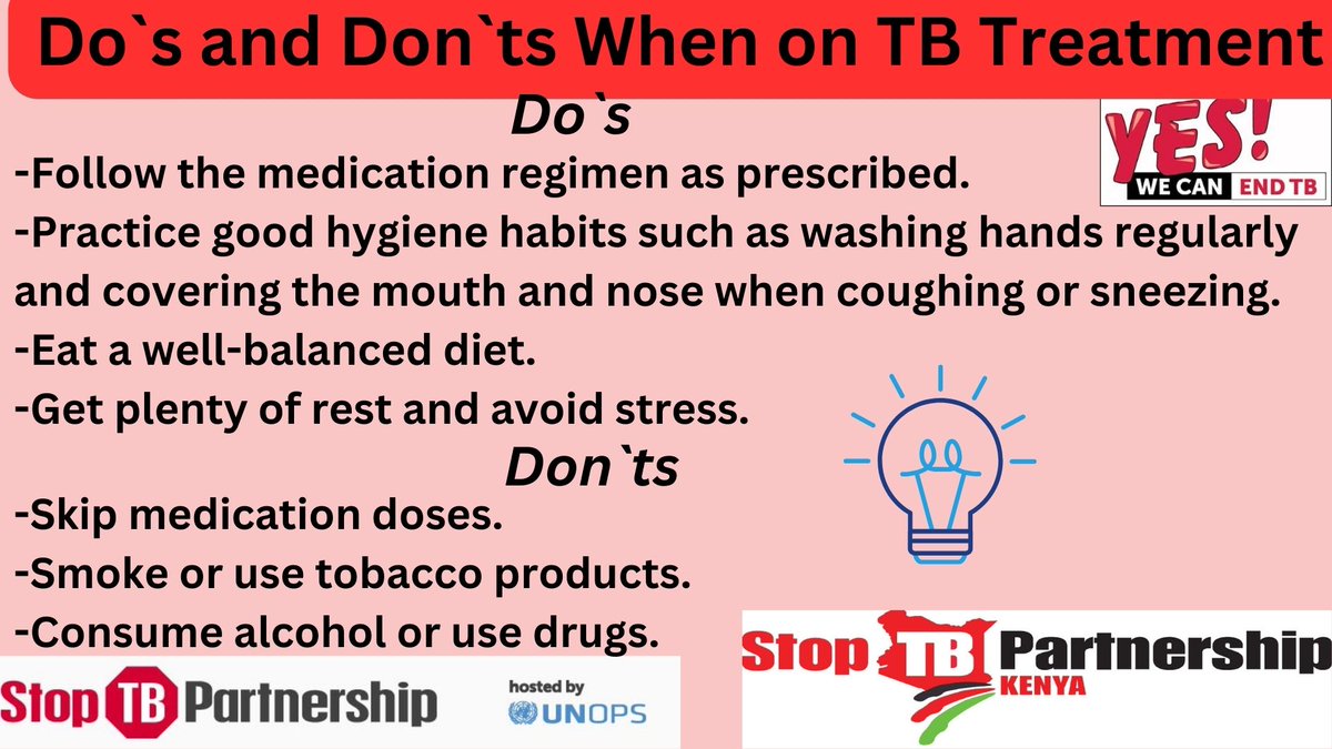 TB is treatable and curable. Visit a health facility near you if you experience any TB symptoms.
#TBAwareness
#yeswecanendtb