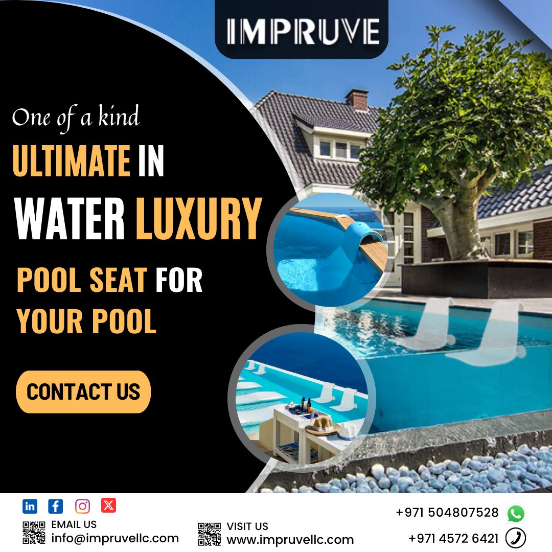 Dive into unparalleled luxury! Elevate your swimming experience with our unique water luxuries. Turn every dip into a lavish escape. 🌊✨

🌐 impruvellc.com

#impruvellc #poolchair #weatherresistant #dutchdesign #pool #lonugechair #pooldinning #poolseat #sideliving