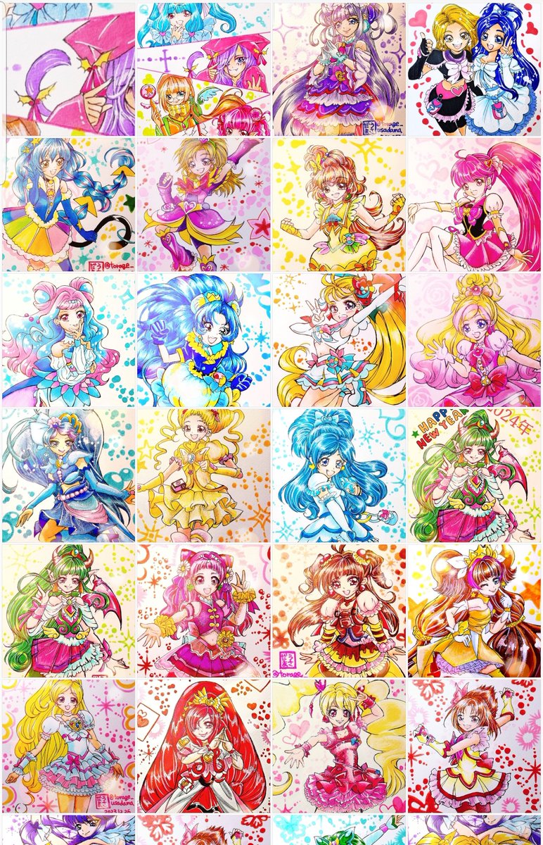 torage_usadama's tweet image. 今まで描いたプリキュアのアナログイラストです🤗💕
#イラスト
#イラスト好きと繋がりたい
#precure
#プリキュア好きさんと繋がりたい