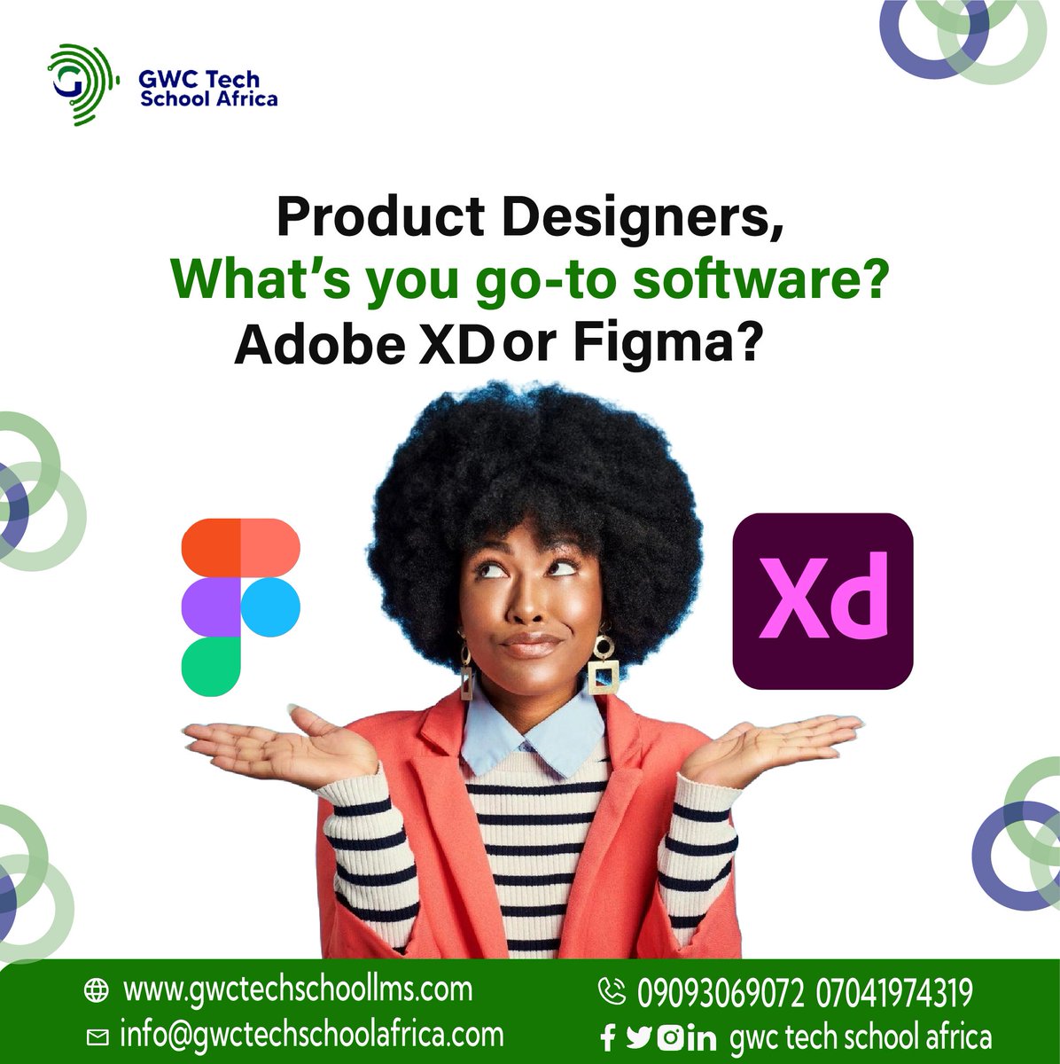 Question for the week ⁉️ 

Product Designers! Which do you prefer for handling designs projects. 

Drop your answers and reason in the comment box.. 

Best answer gets a reward. 
 #ux #ui #productdesign #ux/ui #figma #adobexd