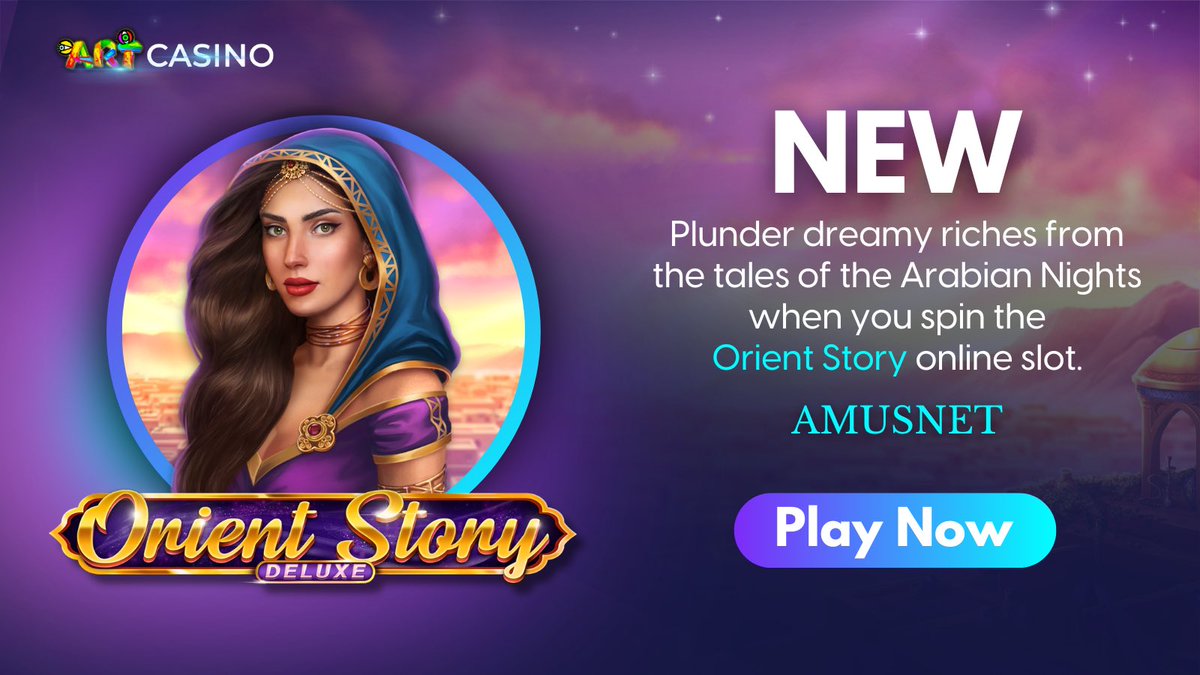 Fly into riches with the Orient Story slot! 🧞‍♂️ Spin for magic with wilds, free spins, and 4 jackpots! ✨ #OrientStory #CasinoGames #Amusnet #New #OnlineSlots #ArabianNights #ArtCasino