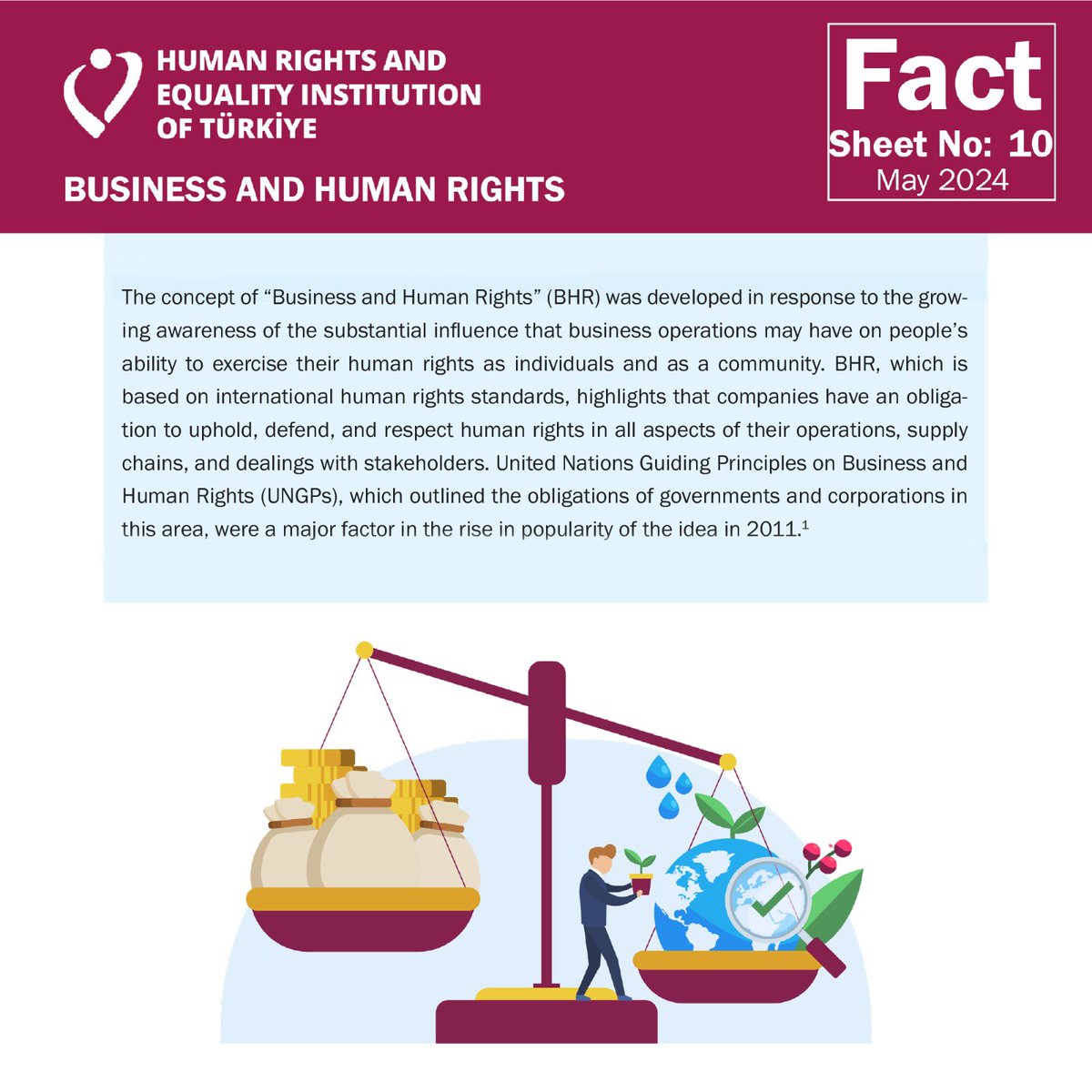 📢 Fact Sheet No:10 “ BUSINESS AND HUMAN RIGHTS” Please click the link to view... 🔗 tihek.gov.tr/public/editor/… @muharremkilic1 #FactSheet #HREIT #HumanRights